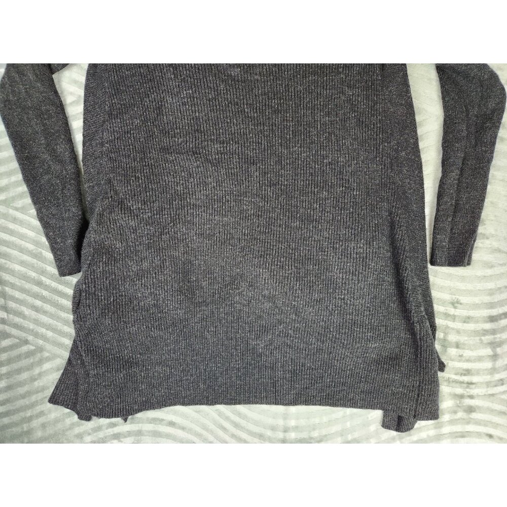 AllSaints‎ Women's Sweater Size Small 100% Merino Wool Open Front Cardigan Black - Picture 10 of 13